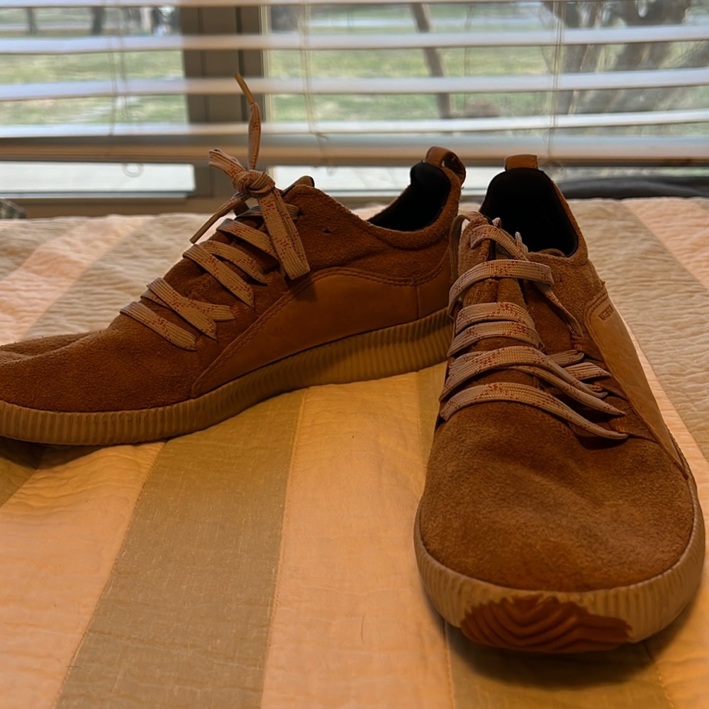SOREL Out N About Waterproof Sneakers Elk Tan Size Womens US 9.5
